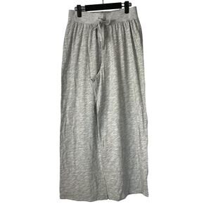 Skin Worldwide Mari High Waisted Wide leg Lounge Pant in Silver Shadow Sz 3/L